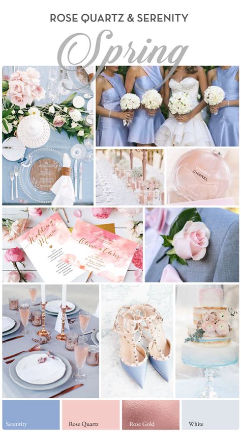 This new post is all about rose quartz serenity decor ideas, and here you will find inspiration. spring-rose-quartz-and-serenity 1 - Fab Mood | Wedding ...