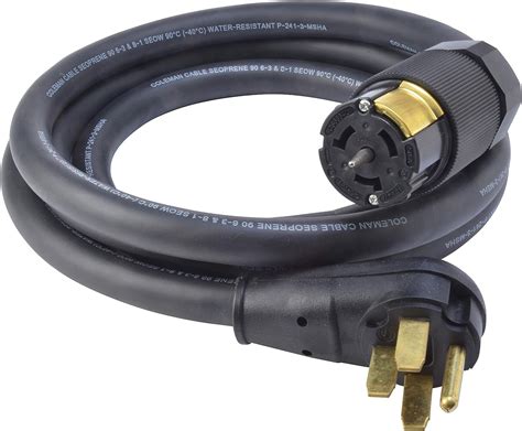 Coleman Cable 01834 Power Distribution Generator Extension Cord 50 Amp