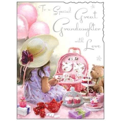 Choose from a range of unique designs & add your own photo or text. Great Granddaughter Birthday Card ~ Special Great ...