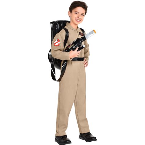 Party City Ghostbusters Costume With Proton Pack For Children Includes