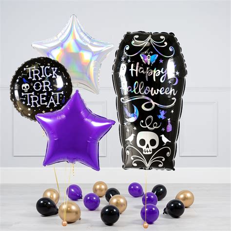 A Helium Coffin Halloween Balloon In A Box Arriving Inflated Via The Post Rip To Every Other