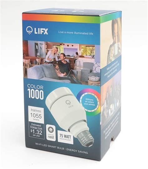 Lifx Color 1000 A19 Wifi Led Smart Bulb Review The Gadgeteer
