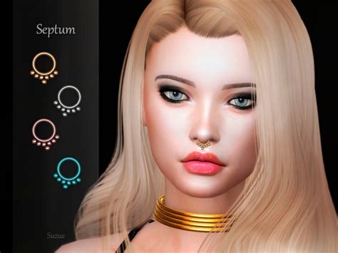 Septum Ring By Suzue At Tsr Sims 4 Updates