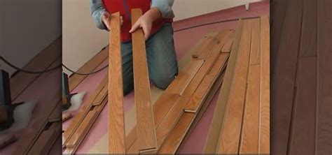 How To Install A Solid Hardwood Floor With Lowes Construction