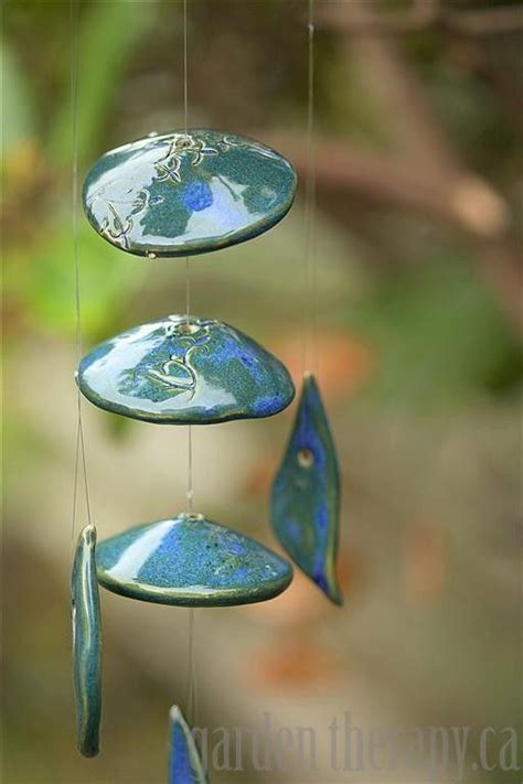 How To Make A Wind Chime Wind Chimes Garden Pottery Garden Art Projects