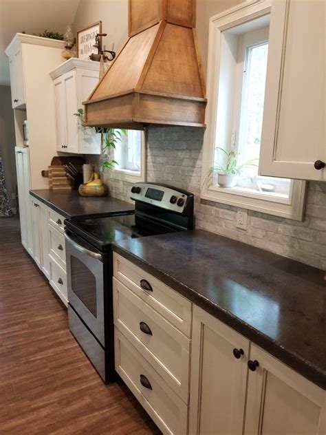 Our kitchen countertops meet your highest design and performance demands, without compromise. Diy poured concrete countertops. Charcoal counters with ...