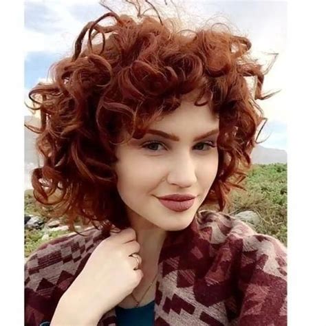 Me enamoré de él porque tenía pelo rizado hermoso. 25 Curly Red Hairstyle Suggestions What do you say we take ...