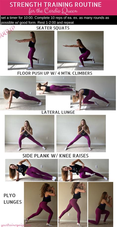 Maybe you would like to learn more about one of these? Strength Training Routine for the Cardio Queen - Paige Kumpf