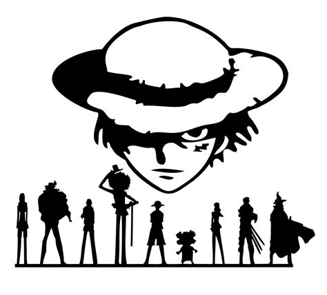 One Piece Decal One Piece Team Decal Japanese Manga Luffy Decal