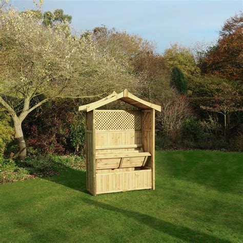 Rosenbogen metall sind einfach zu installieren, das einbetten in den boden erfolgt mit gehämmerten oder geschraubten dübeln. Garten Living Rosenbogen mit Bank Leyden aus Holz ...