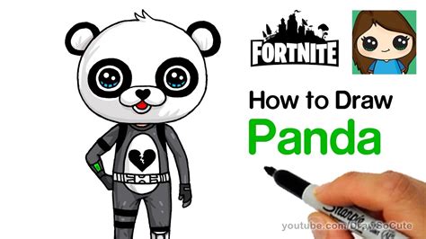Which fortnite character would you like to see next??? How to Draw Panda Team Leader Easy | Fortnite - YouTube
