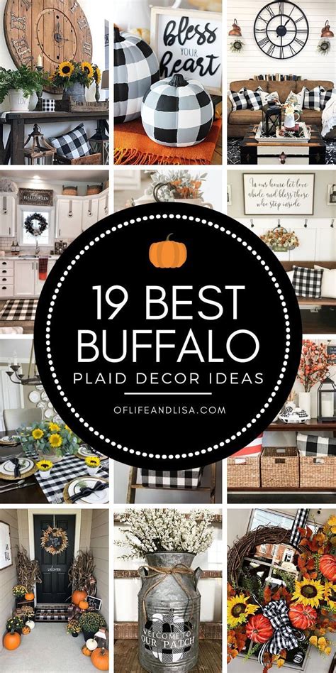 19 Best Black And White Buffalo Plaid Home Decor Ideas Buffalo Plaid