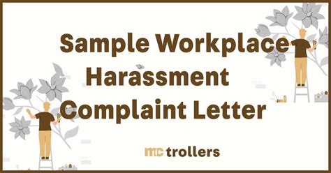 Sample Workplace Harassment Complaint Letter Mctrollers