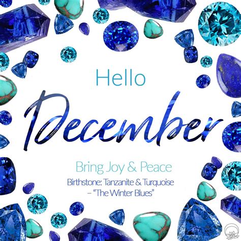 December Birthstone Tanzanite And Turquoise December Stone December