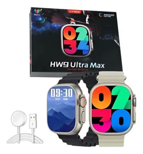 Relógio Smartwatch Hw9 Ultramax Series 9 Amoled Nfc Original Frete grátis