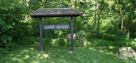 In 2013, barack obama, while talking about the issue of guns in a magazine interview, mentioned shooting at clay targets at camp david. About Camp David: Camp David Sign