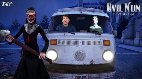 Evil Nun Van Escape The Broken Mask Gameplay Horror Game Halloween Mohak Meet