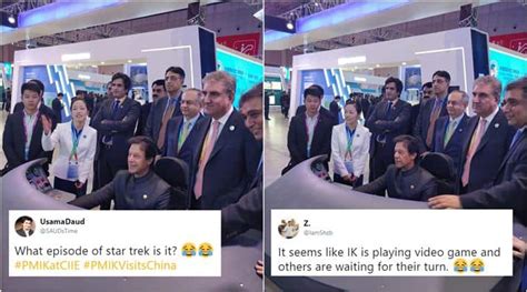 these photos of imran khan at china event are inspiring memes in pakistan trending news the