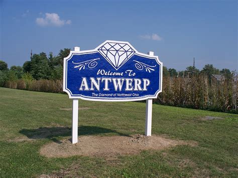 Oh Antwerp Entrance Entrance To Antwerp Ohio Flickr