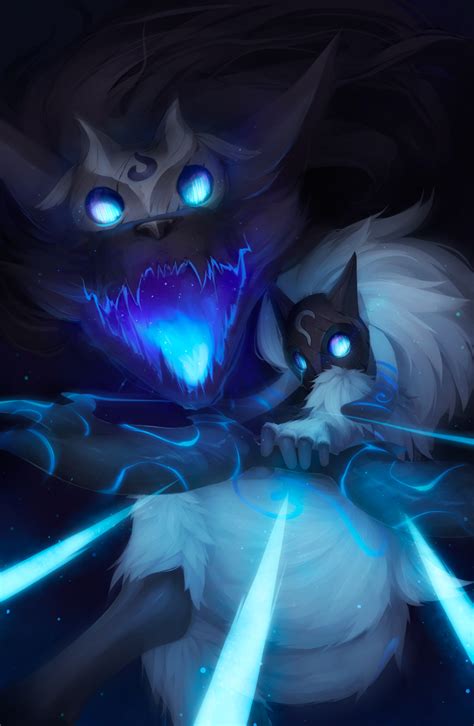 Kindred Lamb And Wolf League Of Legends Drawn By Ricegnat Danbooru