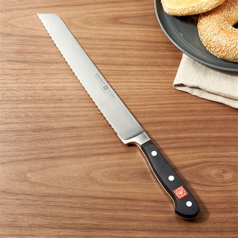 Wüsthof Classic Double Serrated Bread Knife Reviews Crate And Barrel