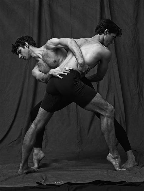 Male Ballet Dancers Beautifully Interpret Birds Falling From The Sky