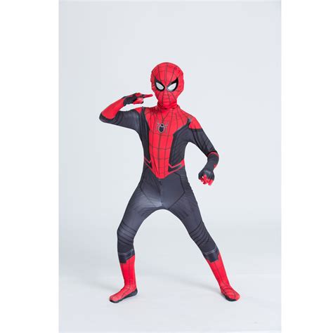 Spider Man Far From Home Costume Suit For Kids Boys Spiderman Etsy