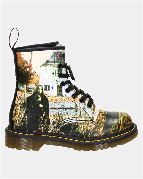 Dr Martens 1460 Black Sabbath Veterboots Voor Dames Zwart