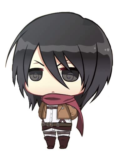 Attack On Titan Chibi Mikasa Chibi Characters Cute Characters Cute