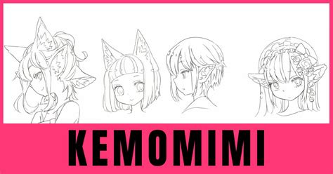 How To Draw “kemono Mimi” Animal Ears On Characters Anime Art Magazine
