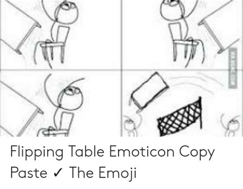 8 Photos Flipping Table Emoji Copy And Paste And View Alqu Blog