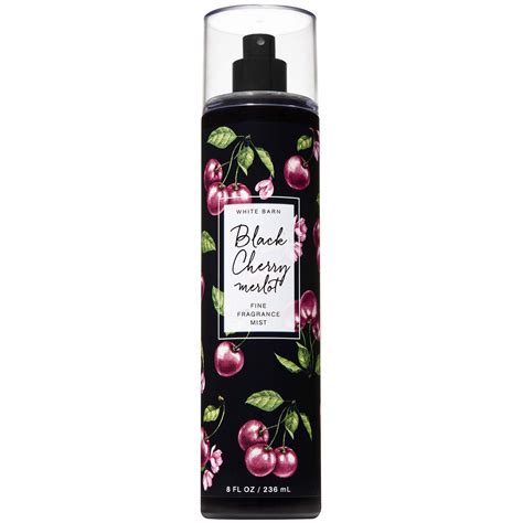 Bath And Body Works Black Cherry Merlot Fine Fragrance Body Mist 8 Fl