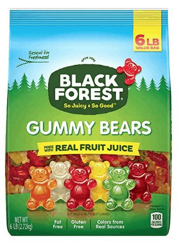 Black Forest Gummy Bears Candy Stock Up