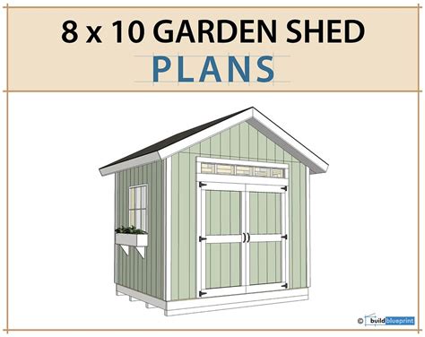 8x10 Garden Shed Plans Pdf Download