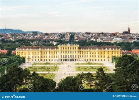 View Of The Schönbrunn Summer Palace Of The Habsburgs Vienna Austria