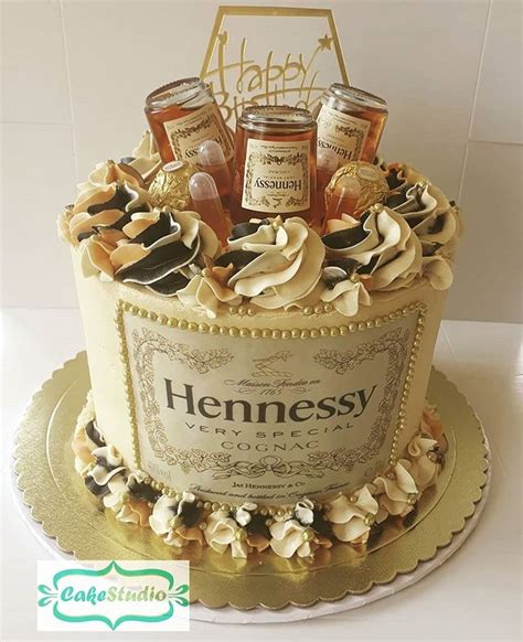 Cake Studio On Instagram Bottoms Up With Hennessy 🥃 Hennessy