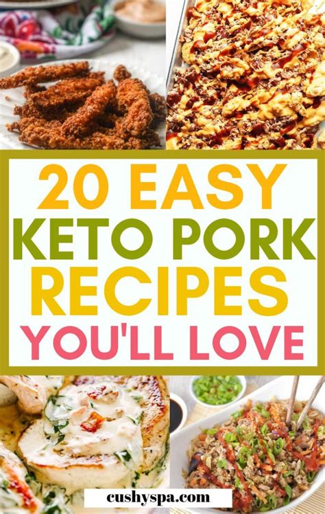 20 Super Easy Keto Pork Recipes Cushy Spa