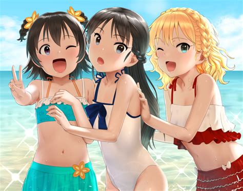 Tachibana Arisu Akagi Miria And Sakurai Momoka Idolmaster And 1 More