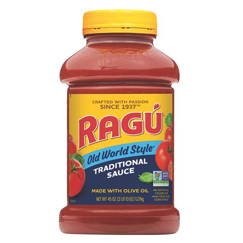 Ragu Old World Style Traditional Sauce Shop Pasta Sauces At H E B