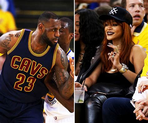 Pics Rihanna Flies On Lebrons Private Jet For Nba Finals — Cheers On