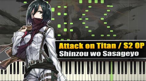 Shinzou Wo Sasageyo Attack On Titan Synthesia S2 Op1 Ver2