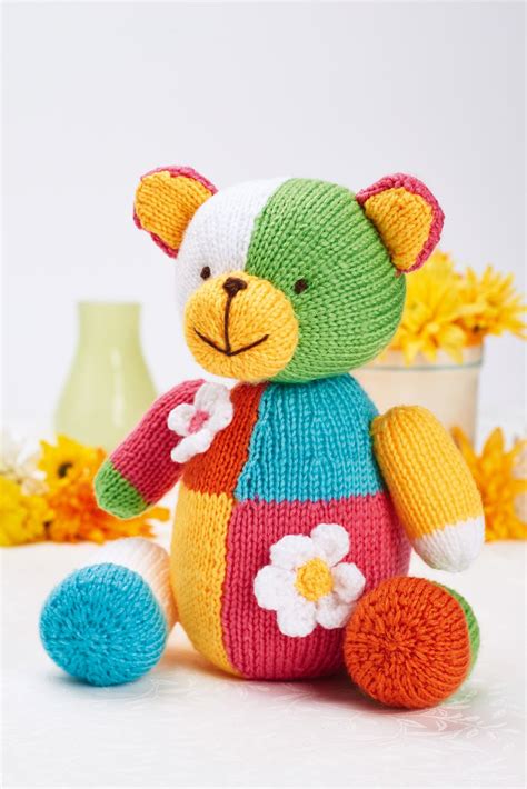 Sherbet The Bear Knitting Patterns Lets Knit Magazine Knitted