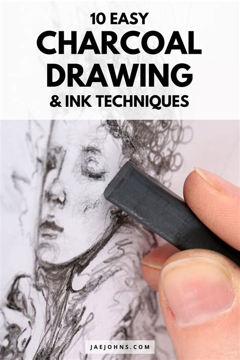 10 Easy Charcoal And Ink Drawing Techniques For Beginners