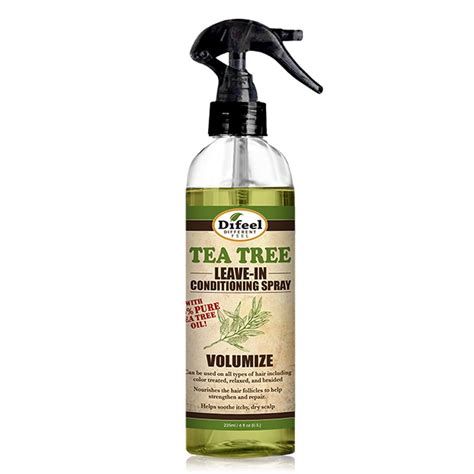 Difeel Volumize Leave In Conditioning Spray With 100 Pure Tea Tree Oil