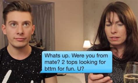 explicit grindr messages read by a mom