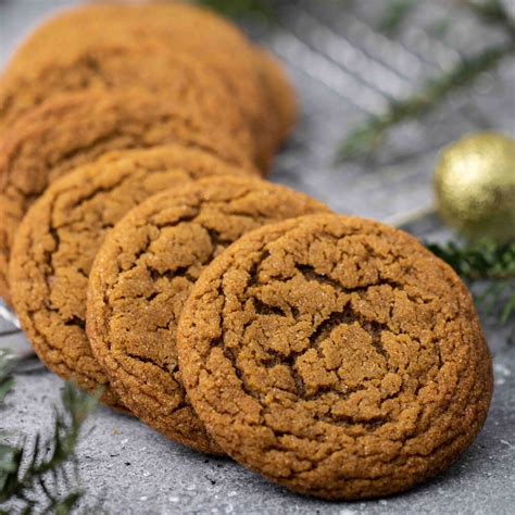 Ginger Molasses Cookies By Chahinez Tbt Quick Easy Recipe The
