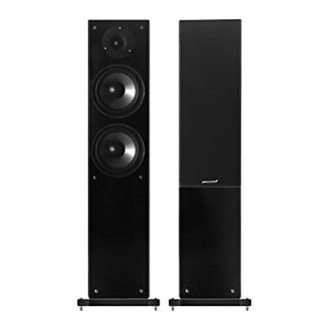 Pure Acoustics Supernova 6 Front Black Tower Speakers 220w Pair Ln75363