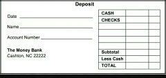 You can use a deposit slip to put money such as cash, checks, and money orders into your account. How to fill out a bank deposit slip - Quora