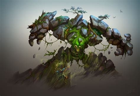 Earth Elemental By Jue Leo Lian Original Concept For My High Fantasy