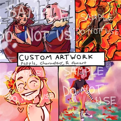 Custom Digital Art Commission Profile Picture Character Etsy